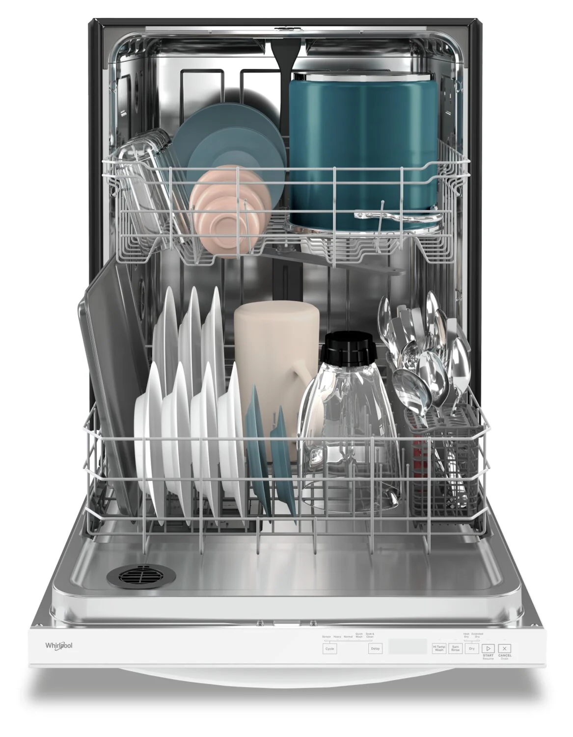 Whirlpool Large Capacity Dishwasher with Deep Top Rack - WDT740SALW - Image 4
