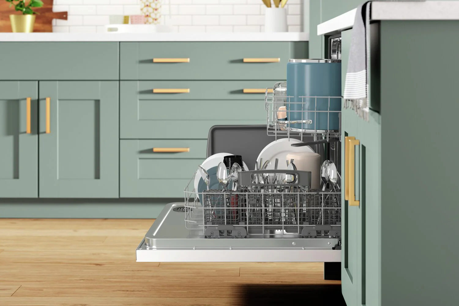 Whirlpool Large Capacity Dishwasher with Deep Top Rack - WDT740SALW - Image 9