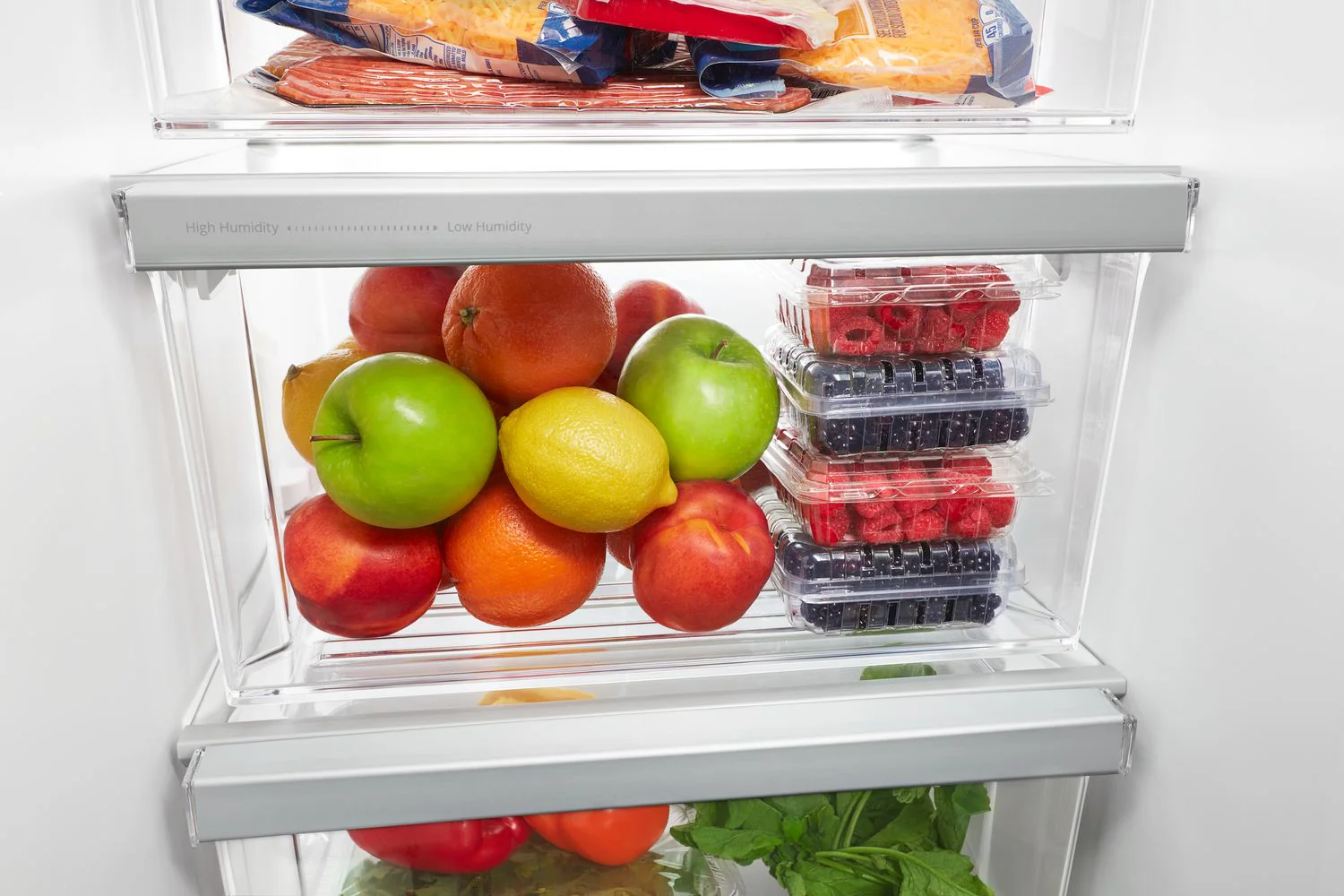 Whirlpool Monochromatic Stainless Steel Side-by-Side Refrigerator (21 Cu. Ft.) - WRS331SDHM - Image 5