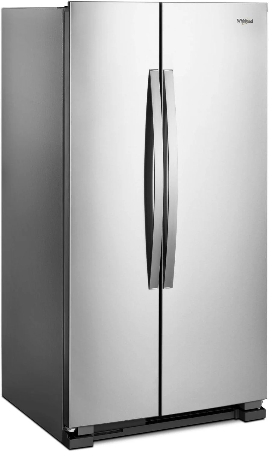 Whirlpool Monochromatic Stainless Steel Side-by-Side Refrigerator (25 Cu. Ft.) - WRS315SNHM - Image 3