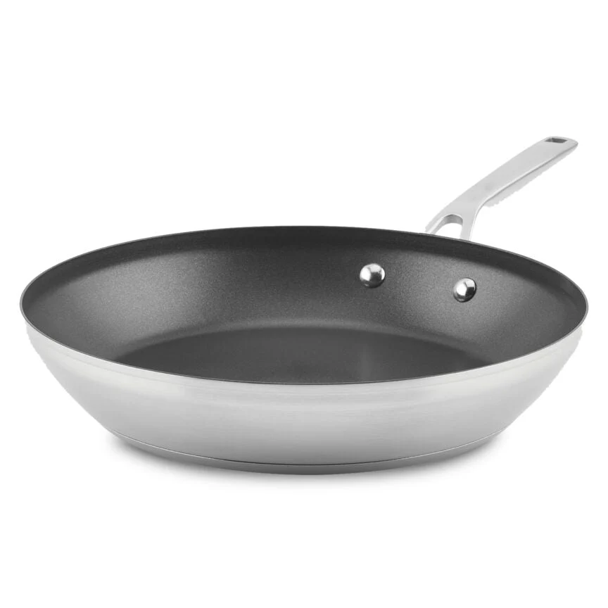 Whirlpool Stainless Steel 12" Non-stick Induction Frying Pan - W11463466 - Image 5