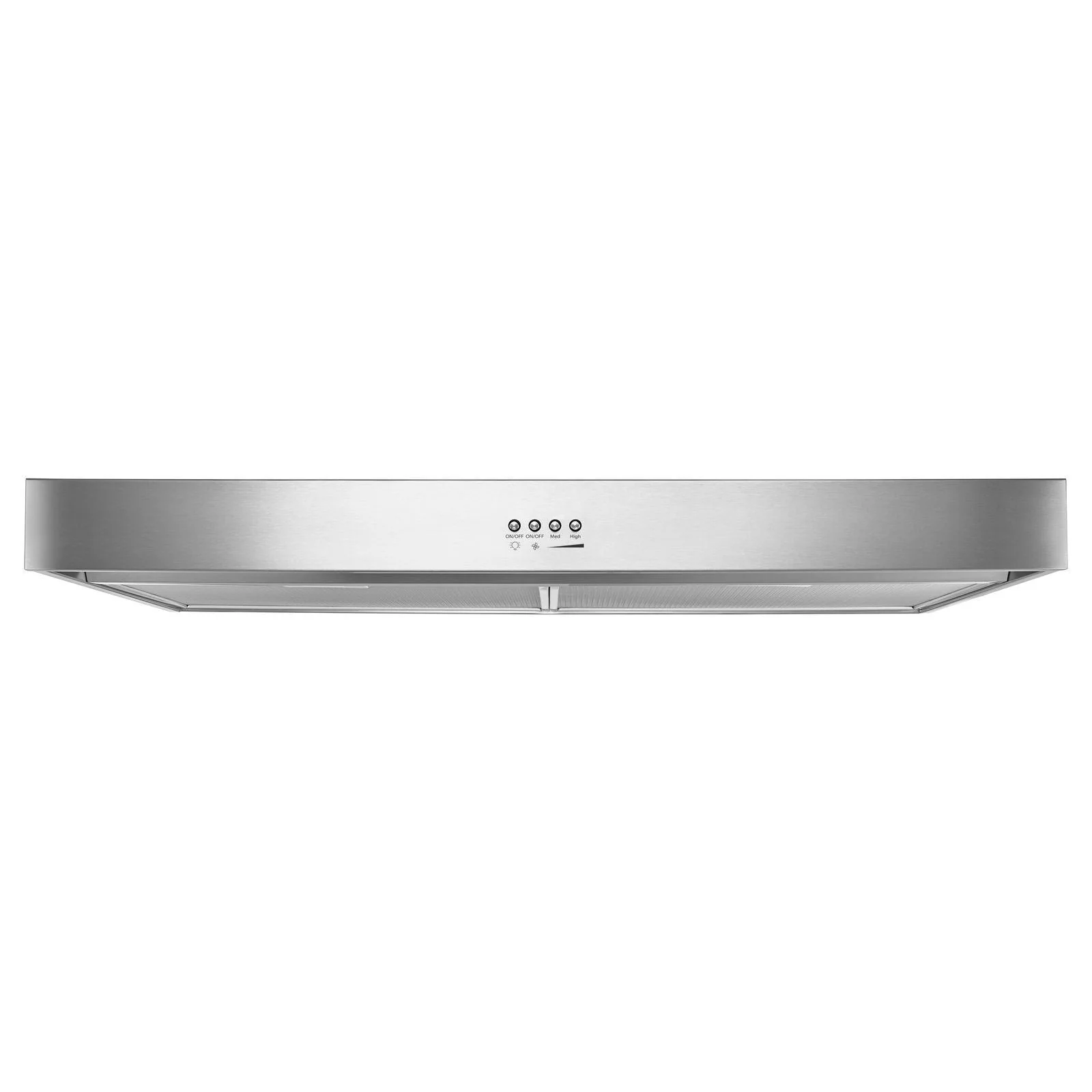 Whirlpool Stainless Steel 30" 265 CFM Under-the-Cabinet Range Hood with Dishwasher Safe Full-Width Grease Filter - WVU37UC0FS