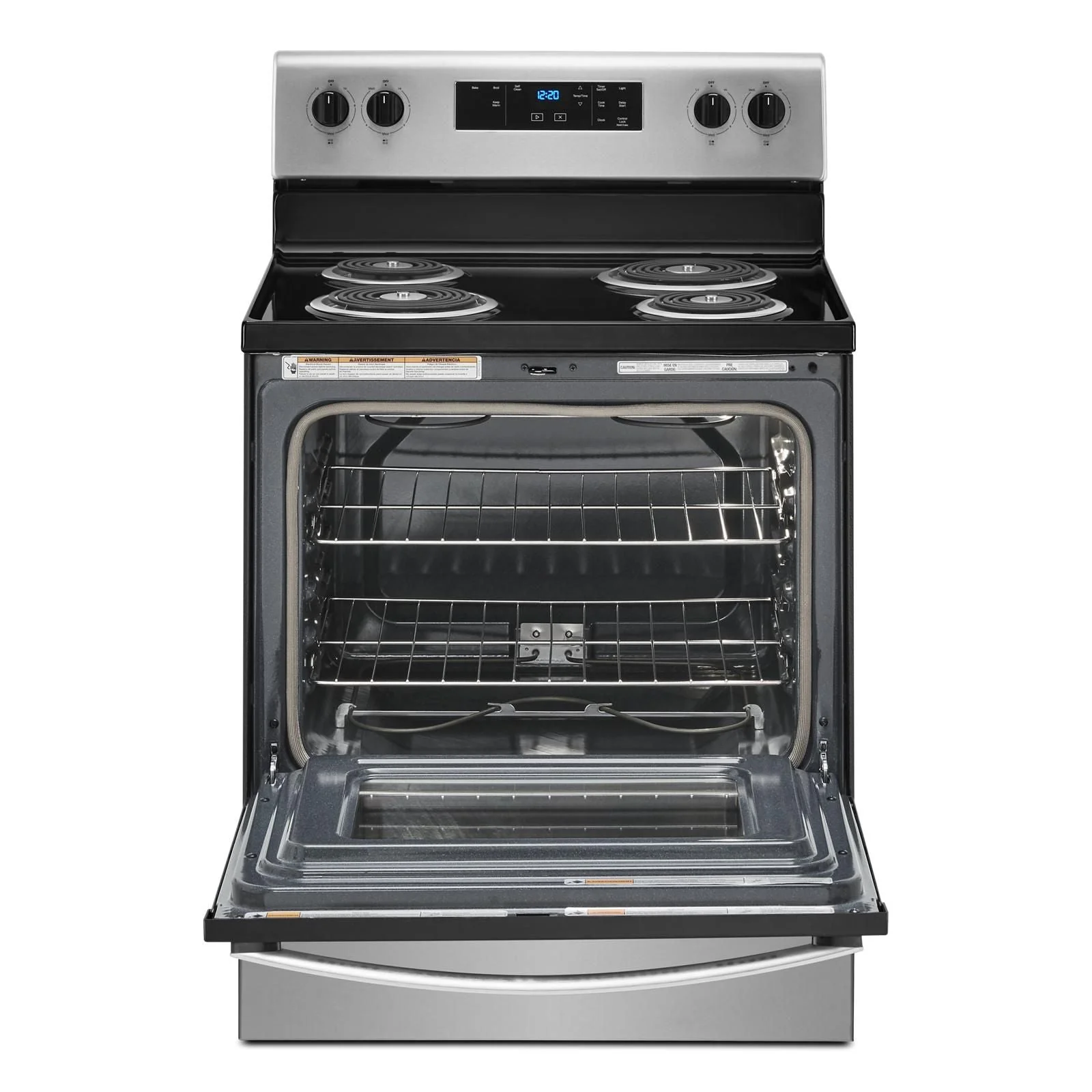 Whirlpool Stainless Steel Freestanding Electric Range (4.8 Cu. Ft.) - YWFC315S0JS - Image 3