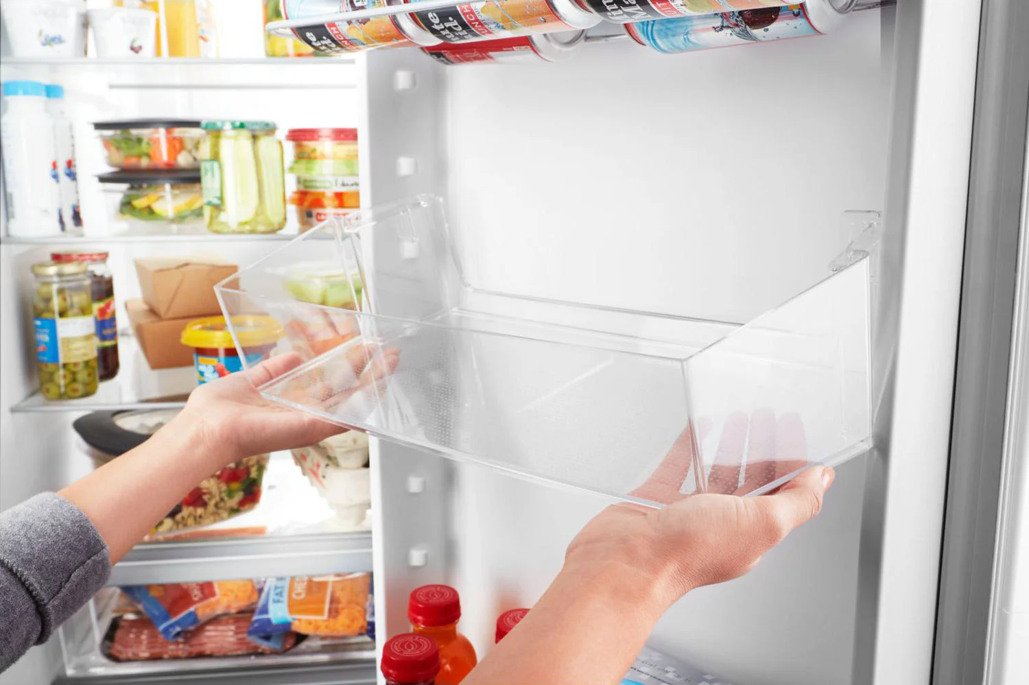 Whirlpool Stainless Steel Side-by-Side Refrigerator (21.4 Cu. Ft.) - WRS321SDHZ - Image 10
