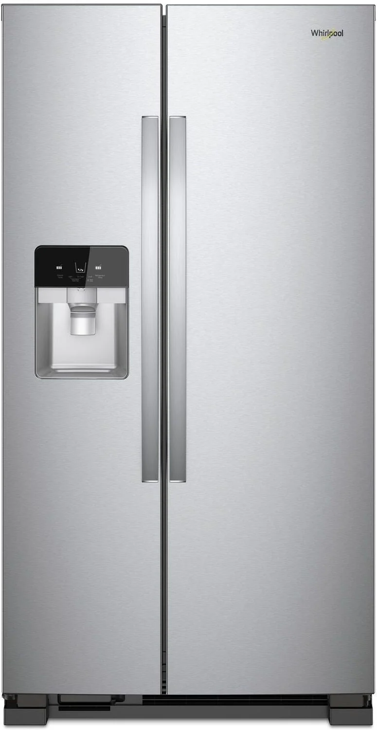 Whirlpool Stainless Steel Side-by-Side Refrigerator (21.4 Cu. Ft.) - WRS321SDHZ - Image 2