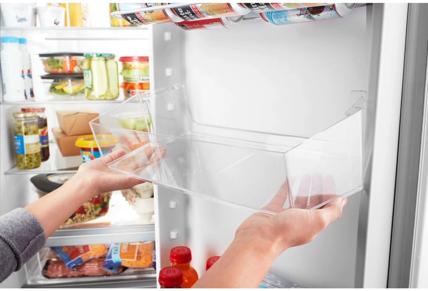 Whirlpool Stainless Steel Side-by-Side Refrigerator (21.4 Cu. Ft.) - WRS321SDHZ - Image 9