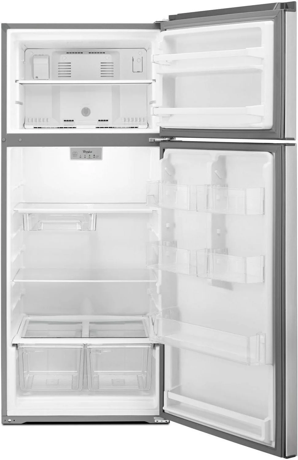 Whirlpool Stainless Steel Top-Freezer Refrigerator (18 Cu. Ft.) - WRT518SZFM - Image 3