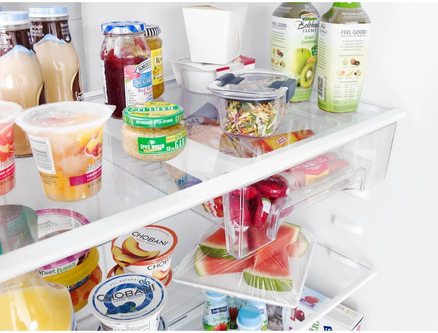 Whirlpool Stainless Steel Top-Freezer Refrigerator (21 Cu. Ft.) - WRT541SZDZ - Image 5
