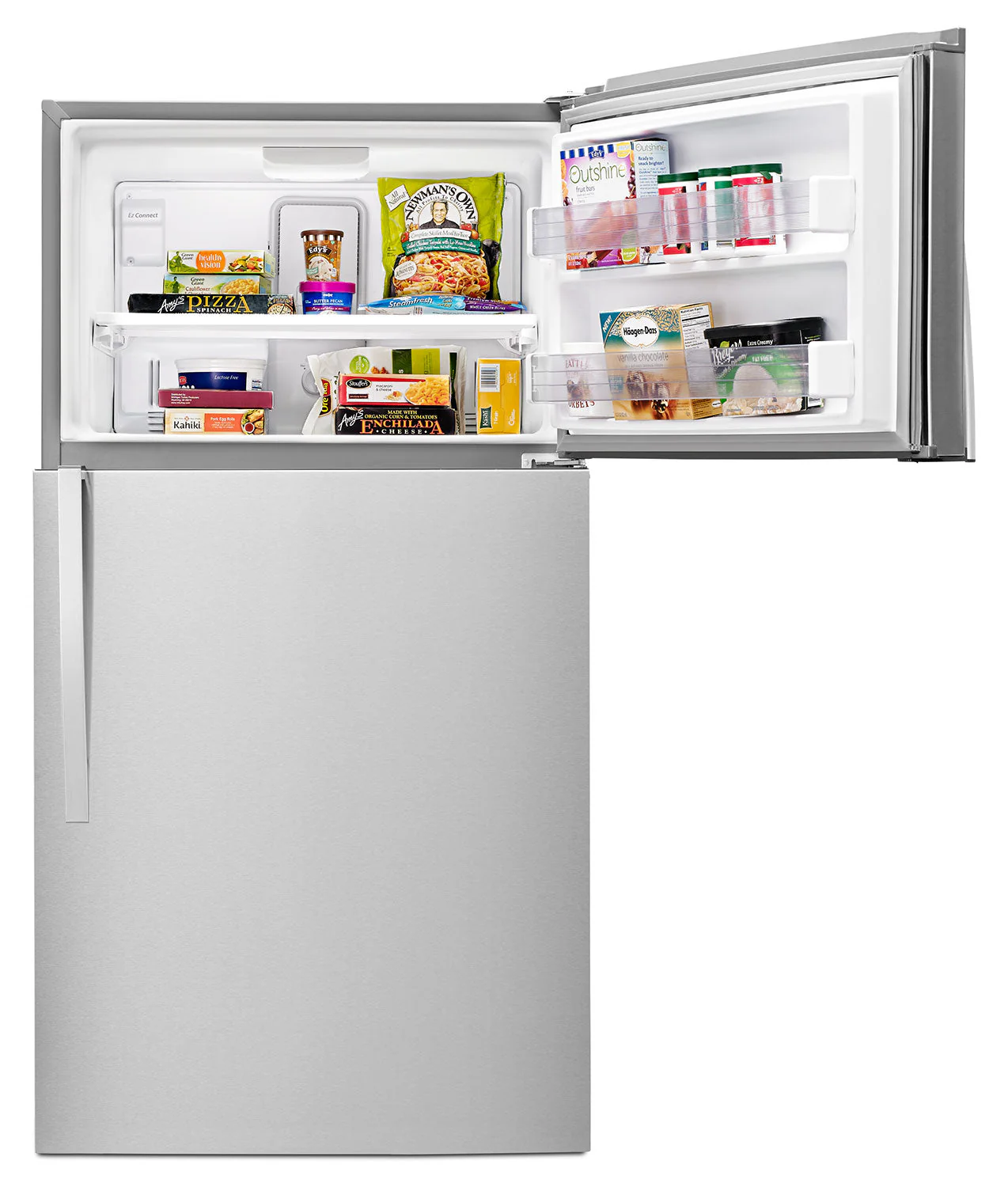 Whirlpool Stainless Steel Top-Freezer Refrigerator (21.3 Cu. Ft.) - WRT541SZDM - Image 6