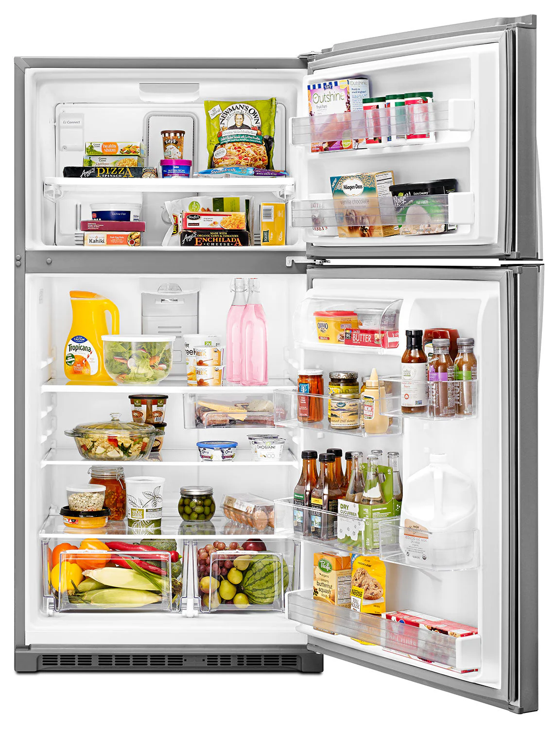 Whirlpool Stainless Steel Top-Freezer Refrigerator (21.3 Cu. Ft.) - WRT541SZDM - Image 8