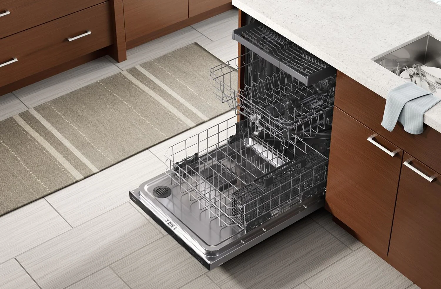 Whirlpool Top-Control Dishwasher with Third Rack - WDTA50SAKZ - Image 3