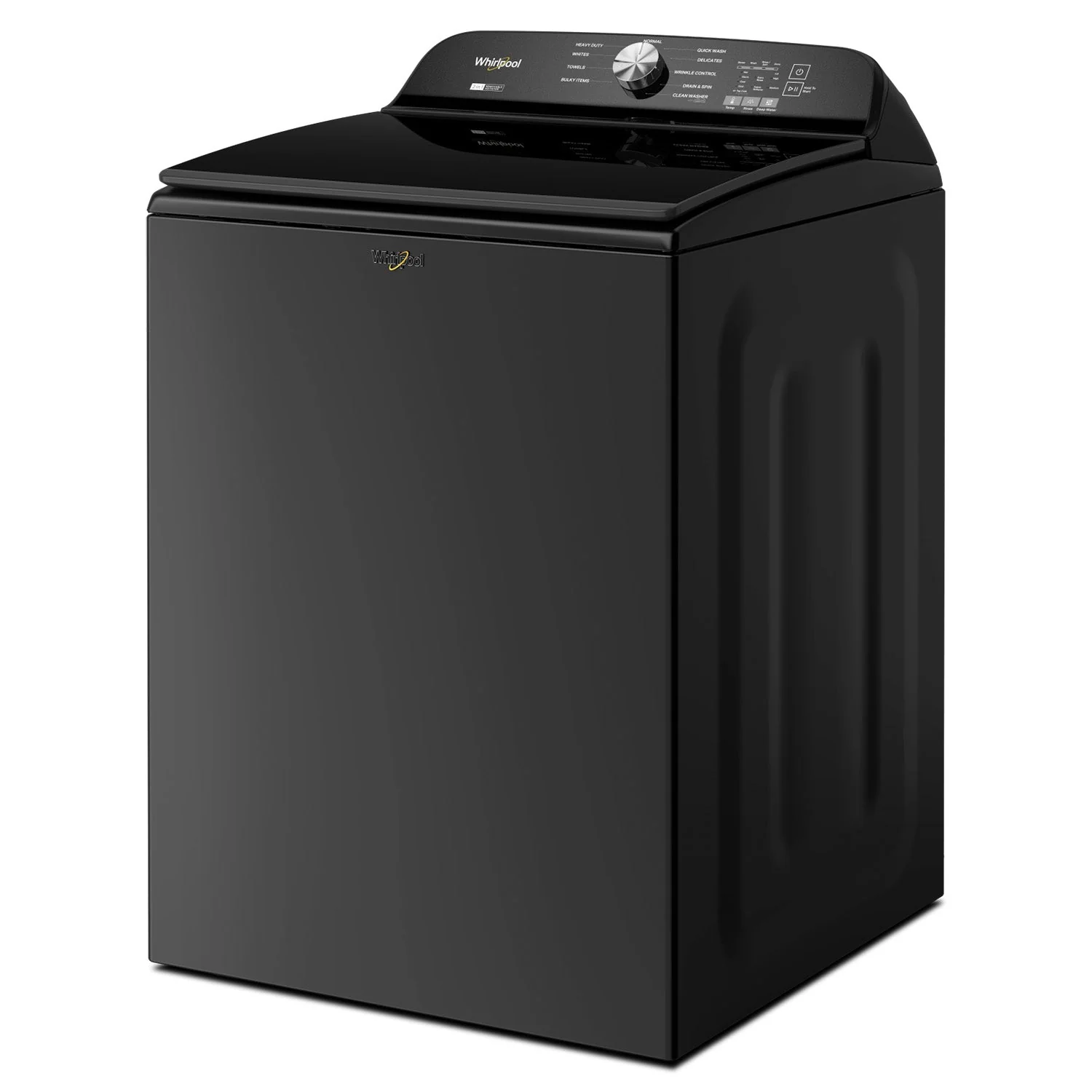 Whirlpool Volcano Black Top Load Washer (6.1 Cu Ft) - WTW6157PB - Image 2