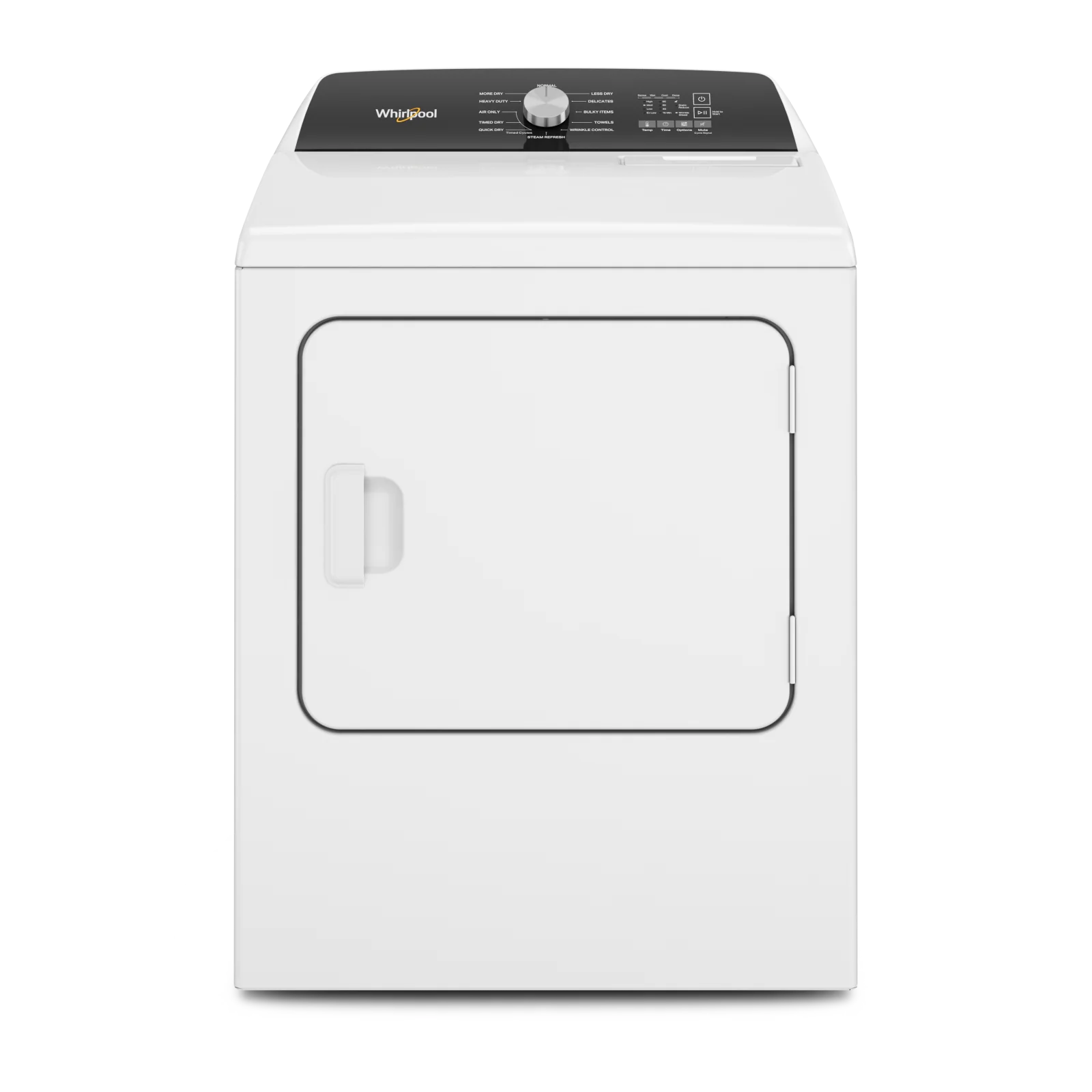 Whirlpool White Electric Steam Dryer with Moisture Sensing (7.0 Cu.Ft.) - YWED5050LW