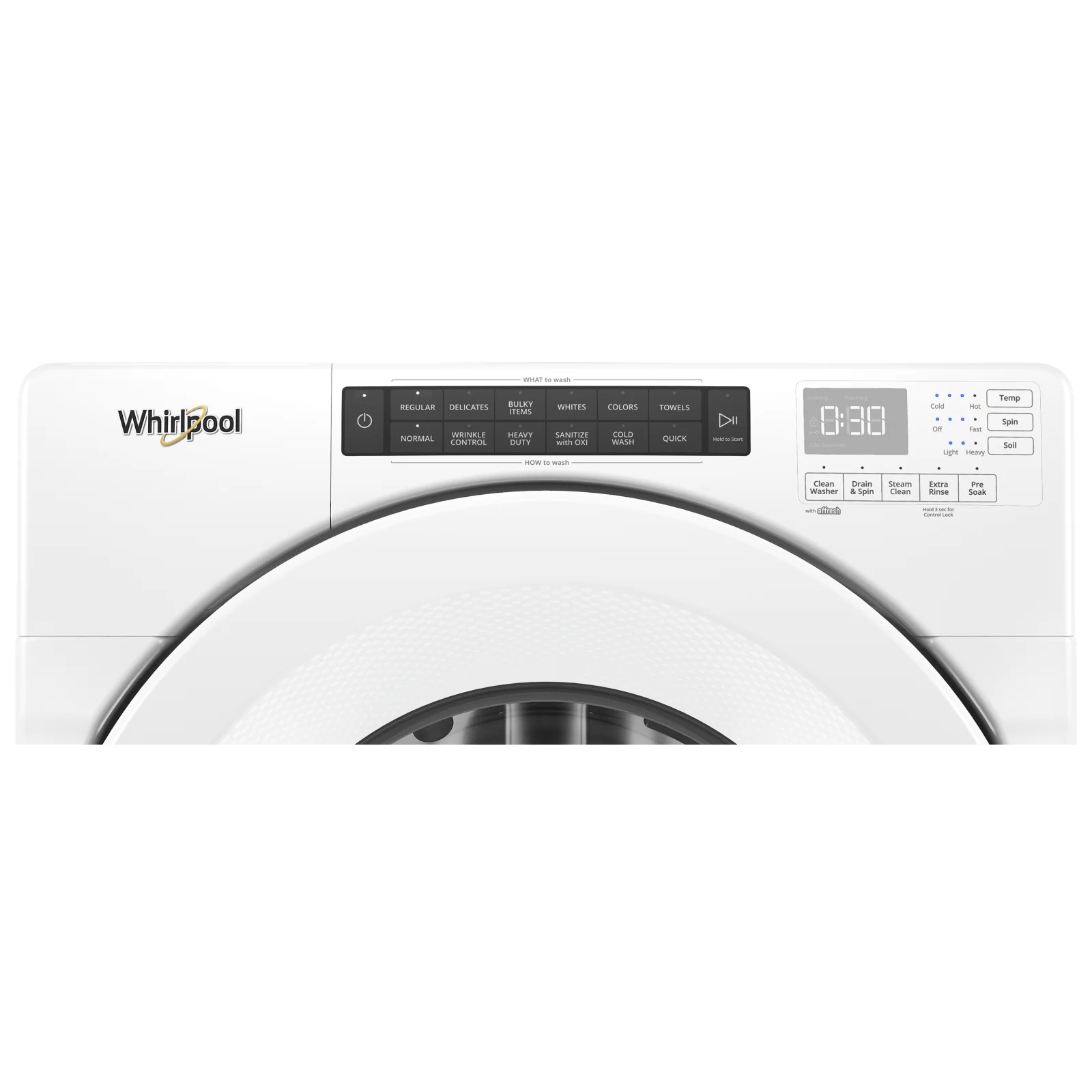Whirlpool White Front Load Washer (5 Cu. Ft.) - WFW560CHW - Image 3