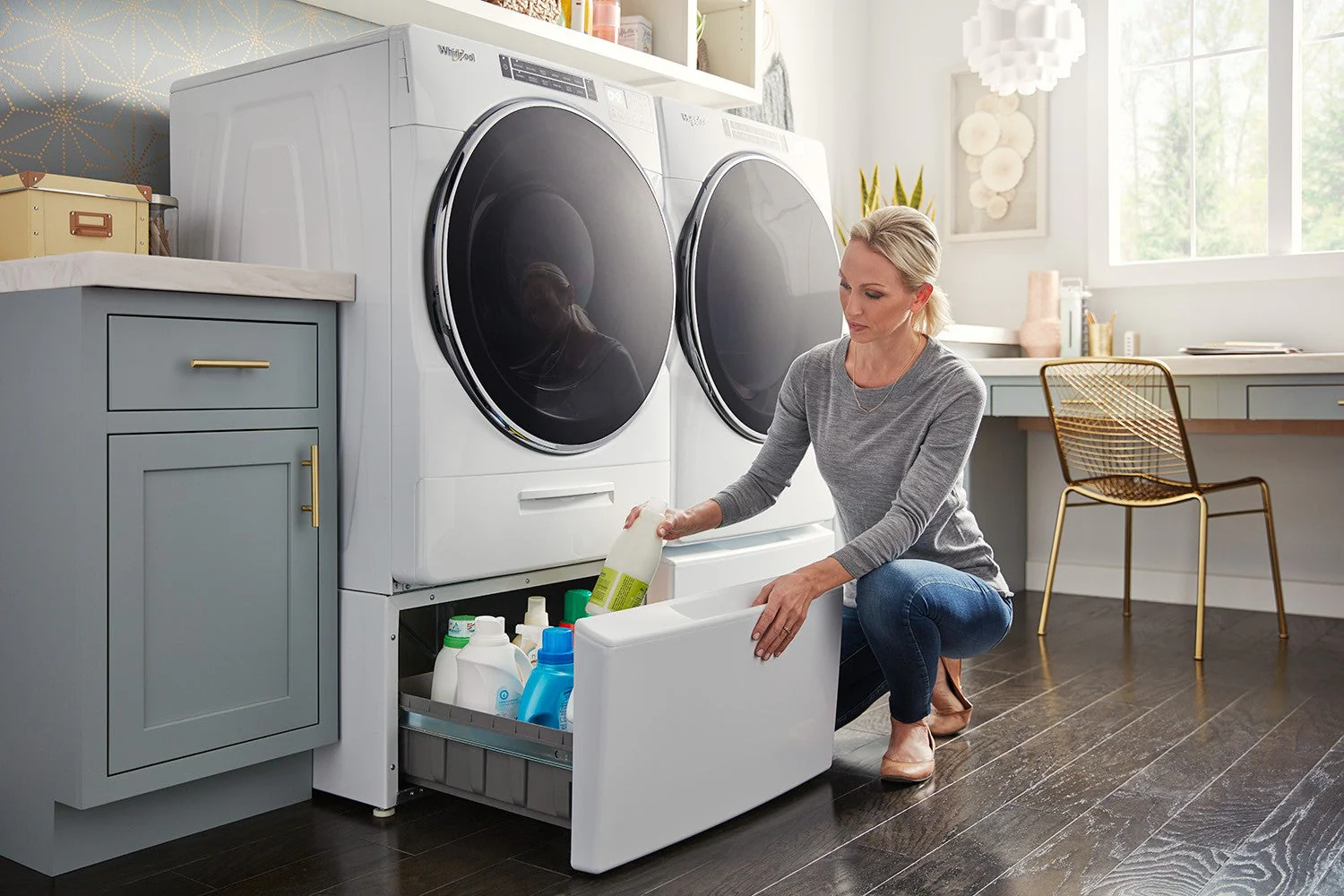 Whirlpool White Front-Load Washer (5.8 cu. ft.) & Electric Dryer (7.4 cu. ft.) - WFW9620HW/YWED9620HW - Image 6