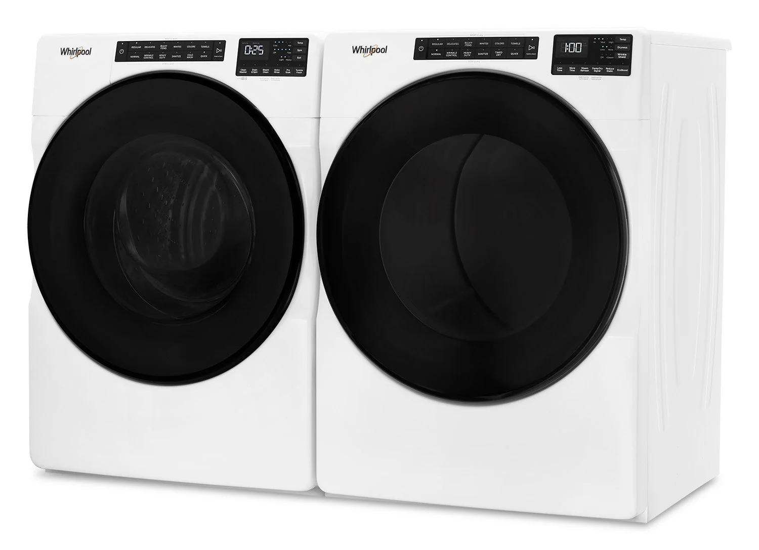 Whirlpool White Front-Load Washer (5.8 cu. ft.) & Gas Dryer (7.4 cu. ft.) - WFW6605MW/WGD6605MW - Image 2