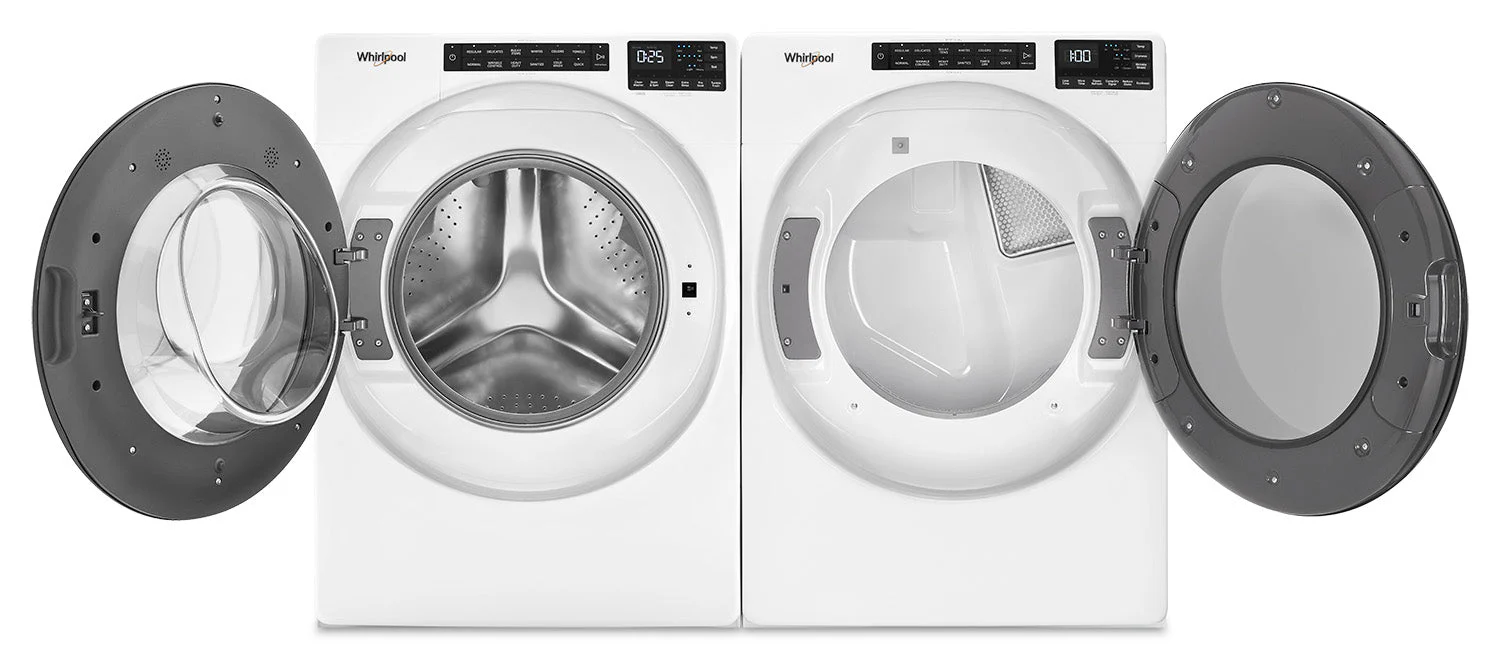 Whirlpool White Front-Load Washer (5.8 cu. ft.) & Gas Dryer (7.4 cu. ft.) - WFW6605MW/WGD6605MW - Image 3