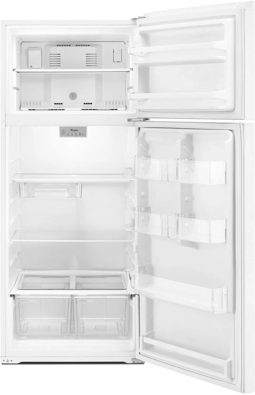 Whirlpool White Top-Freezer Refrigerator (18 Cu. Ft.) - WRT518SZFW - Image 3