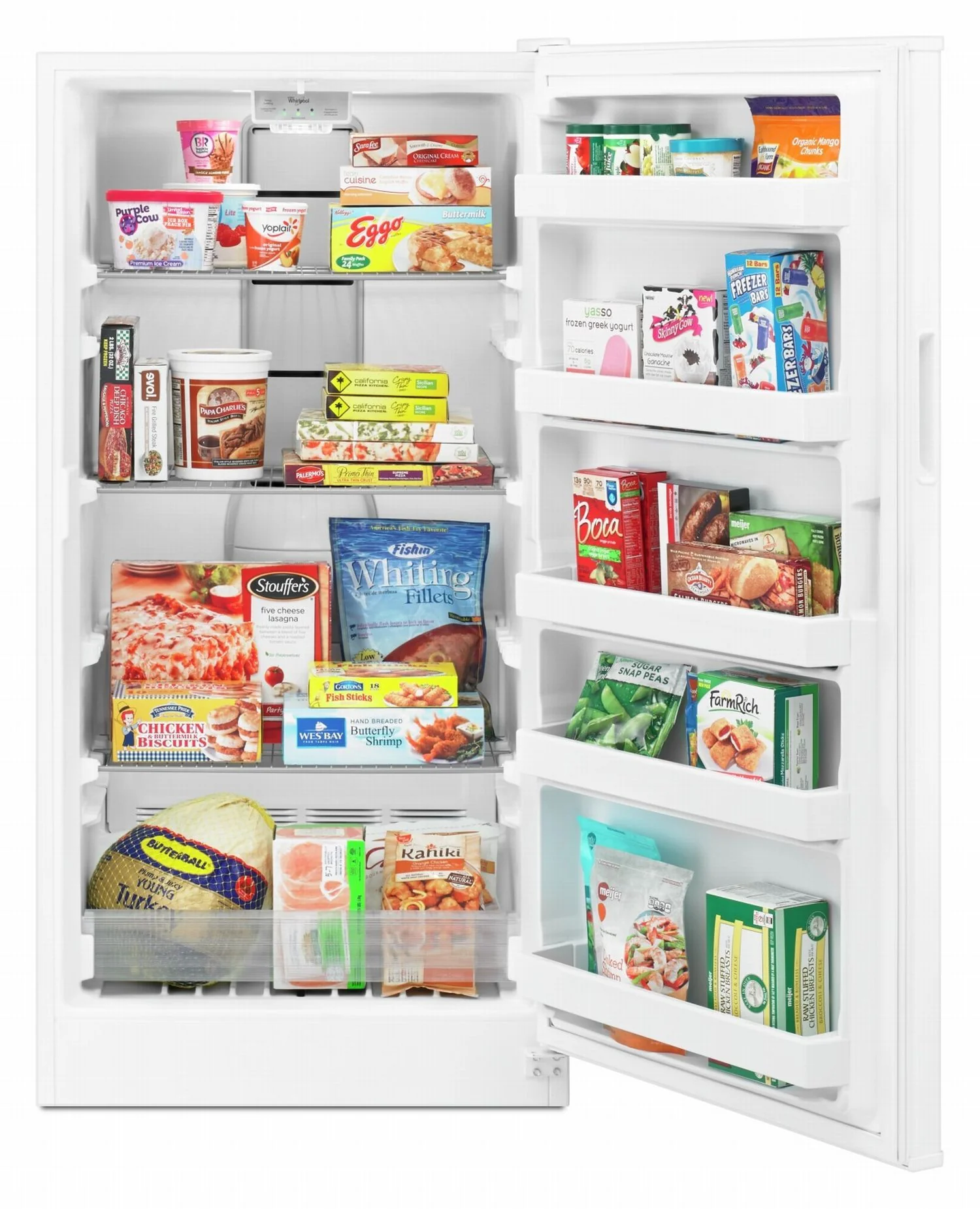 Whirlpool White Upright freezer (16 Cu.Ft)- WZF34X16DW - Image 3