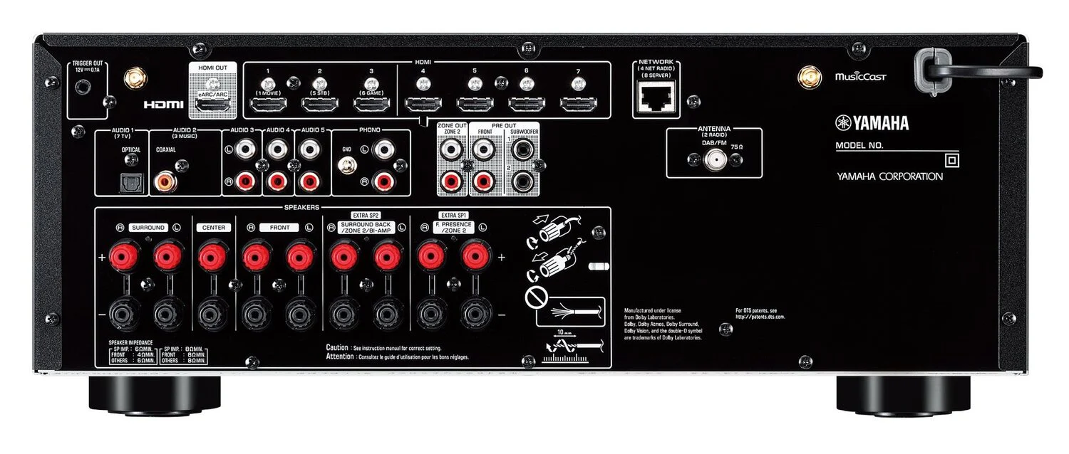 Yamaha RX-V6A AV Receiver with Dolby Atmos® and Voice Assistant Compatibility - RXV6A B - Image 2