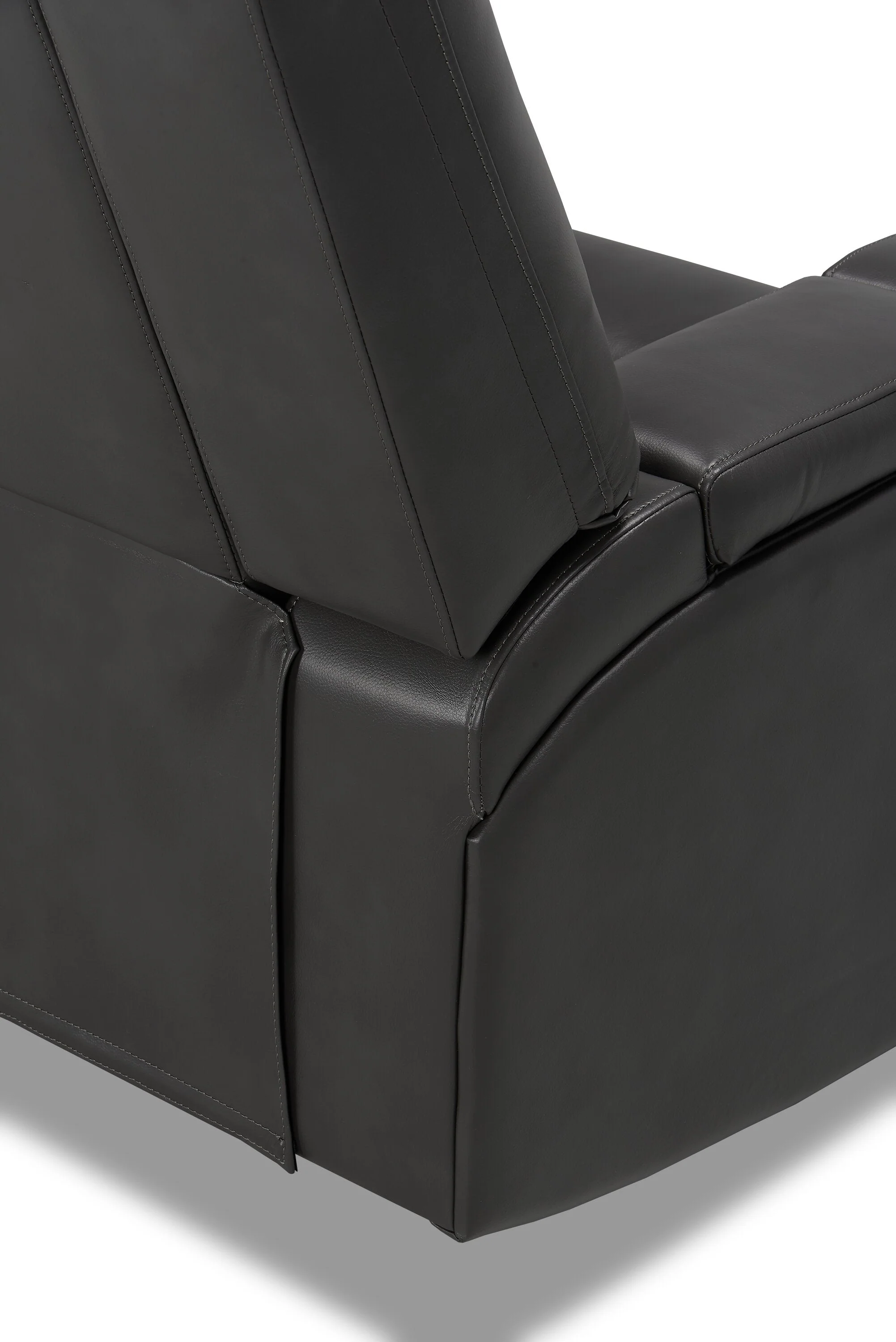Yarmuth Leath-Aire Reclining Loveseat - Grey - Image 9