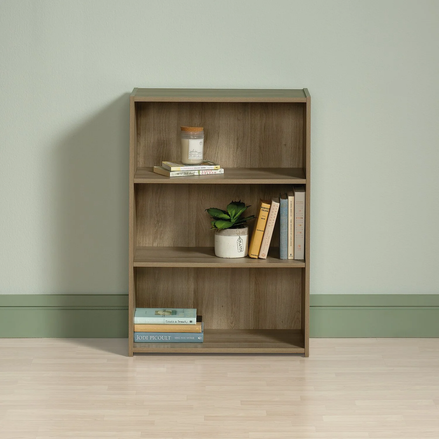 Yurok 3-Shelf Bookcase - Summer Oak - Image 12