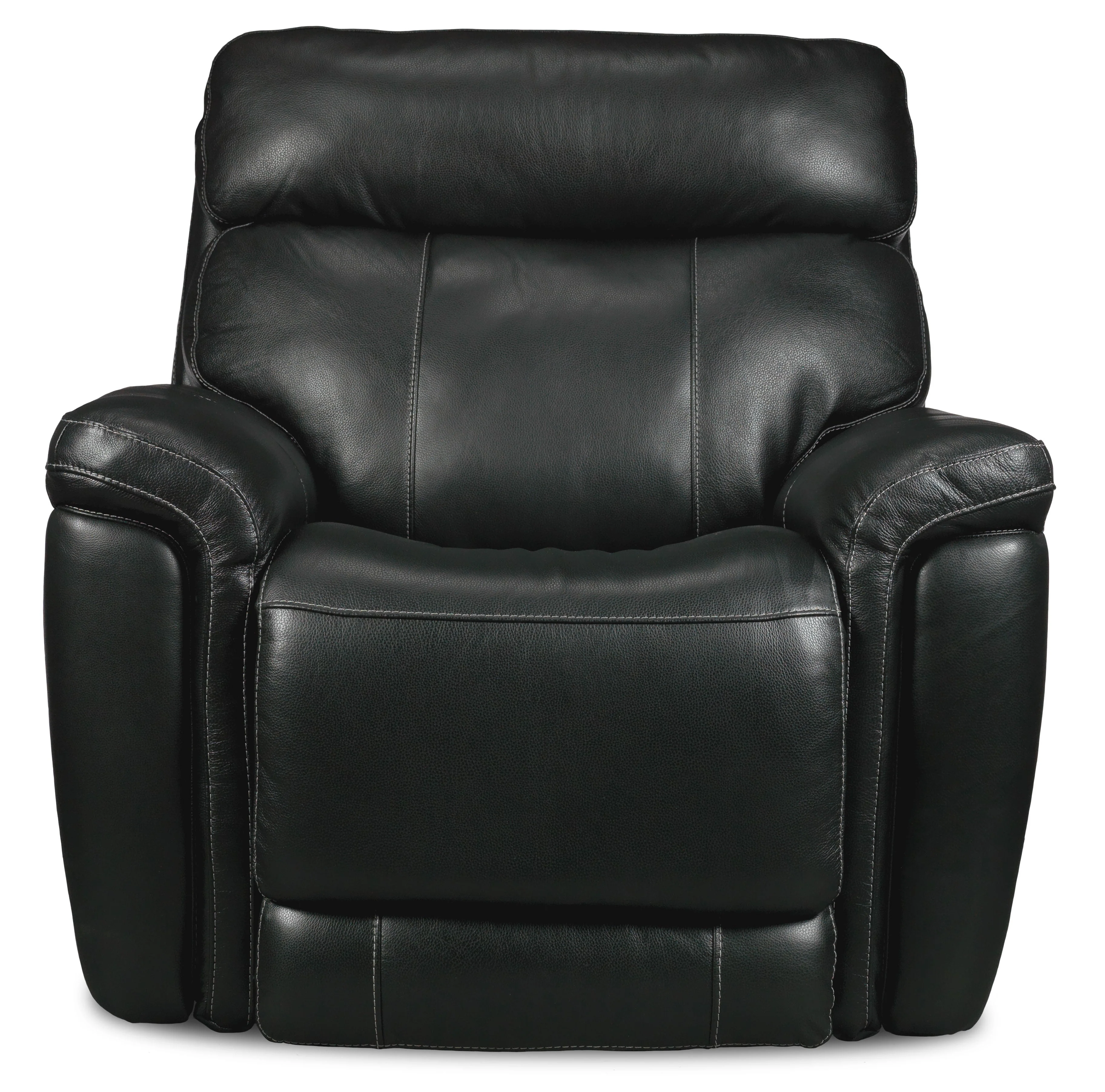 Zane Dual Power Recliner - Midnight Black - Image 3