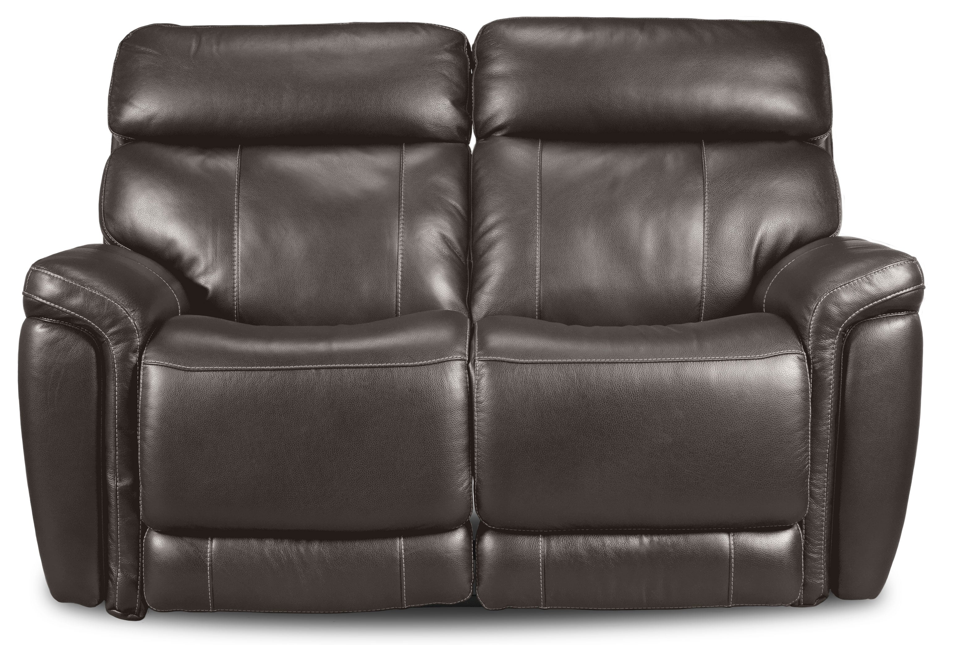 Zane Dual Power Reclining Loveseat - Dark Grey - Image 3