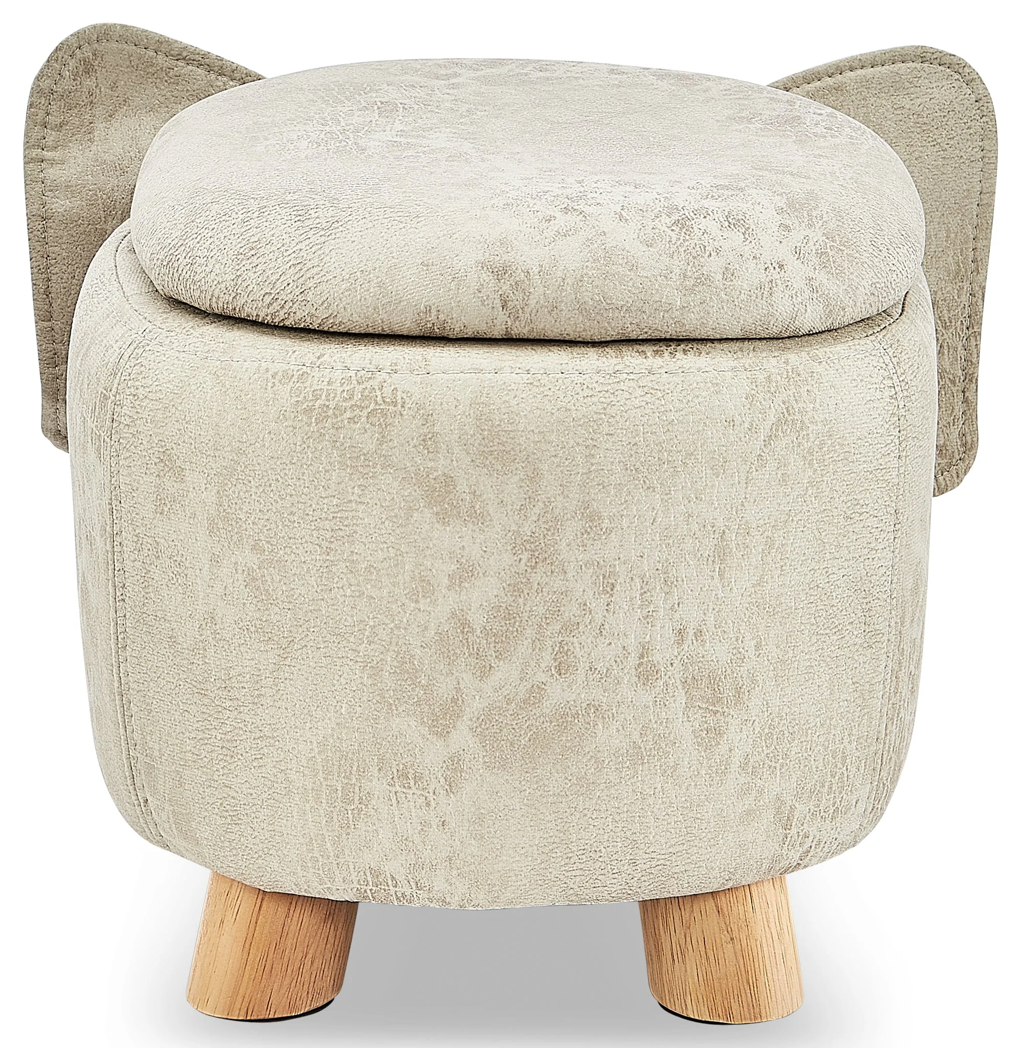 Zoo Companions Pig Storage Ottoman - Grey - Image 5