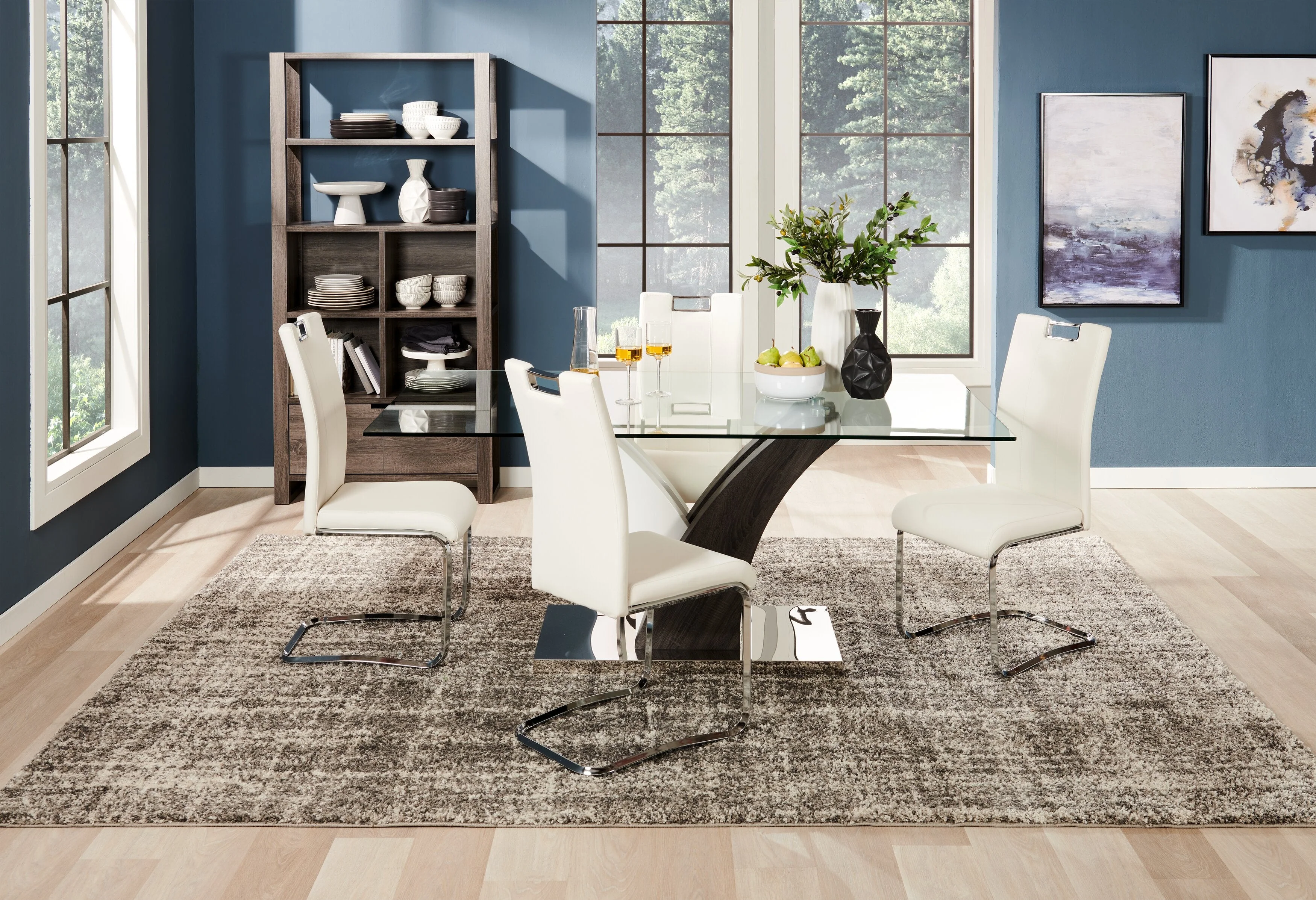 Zuchelli 5-Piece Dining Set - White - Image 5