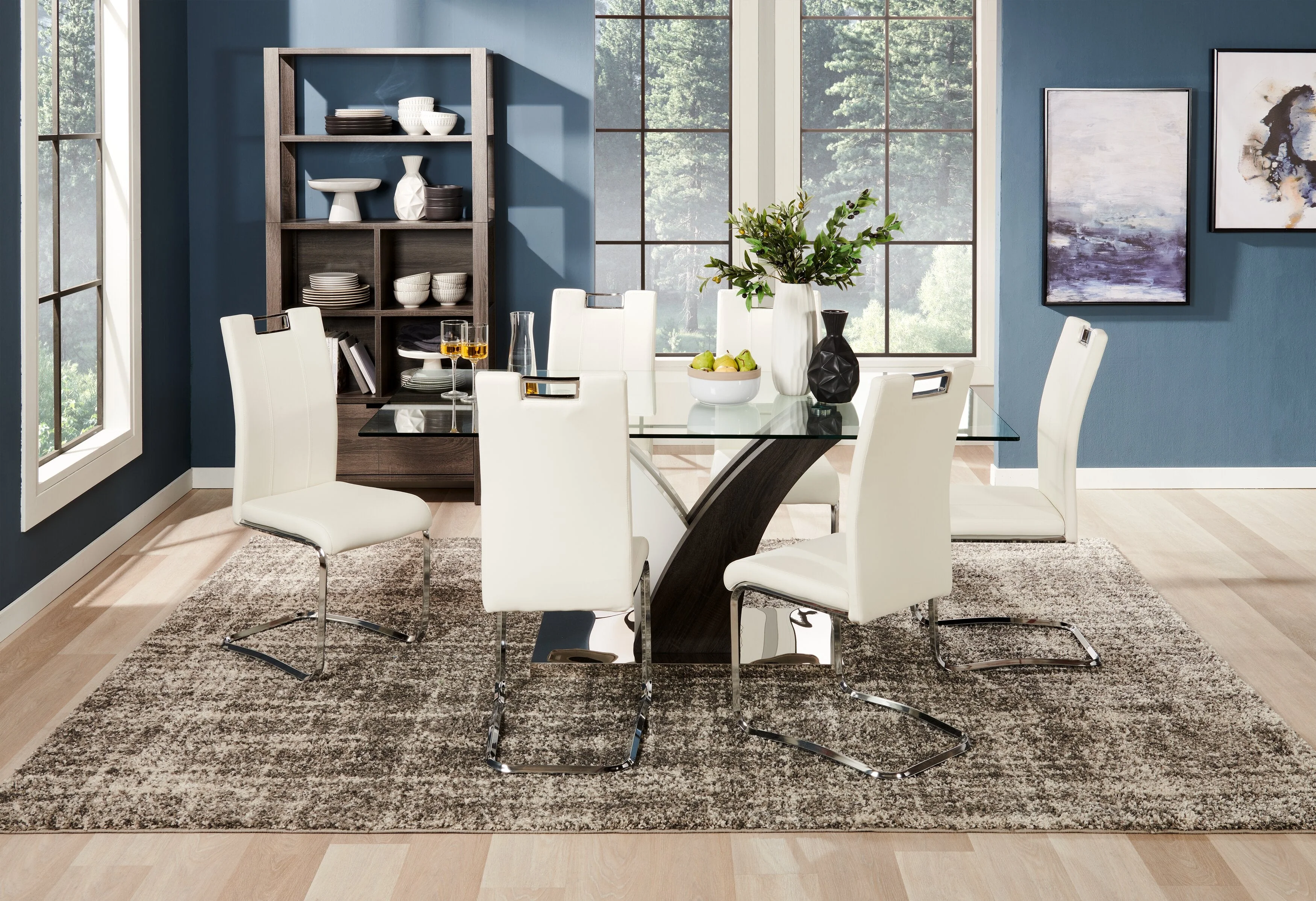 Zuchelli 7-Piece Dining Set - White - Image 5